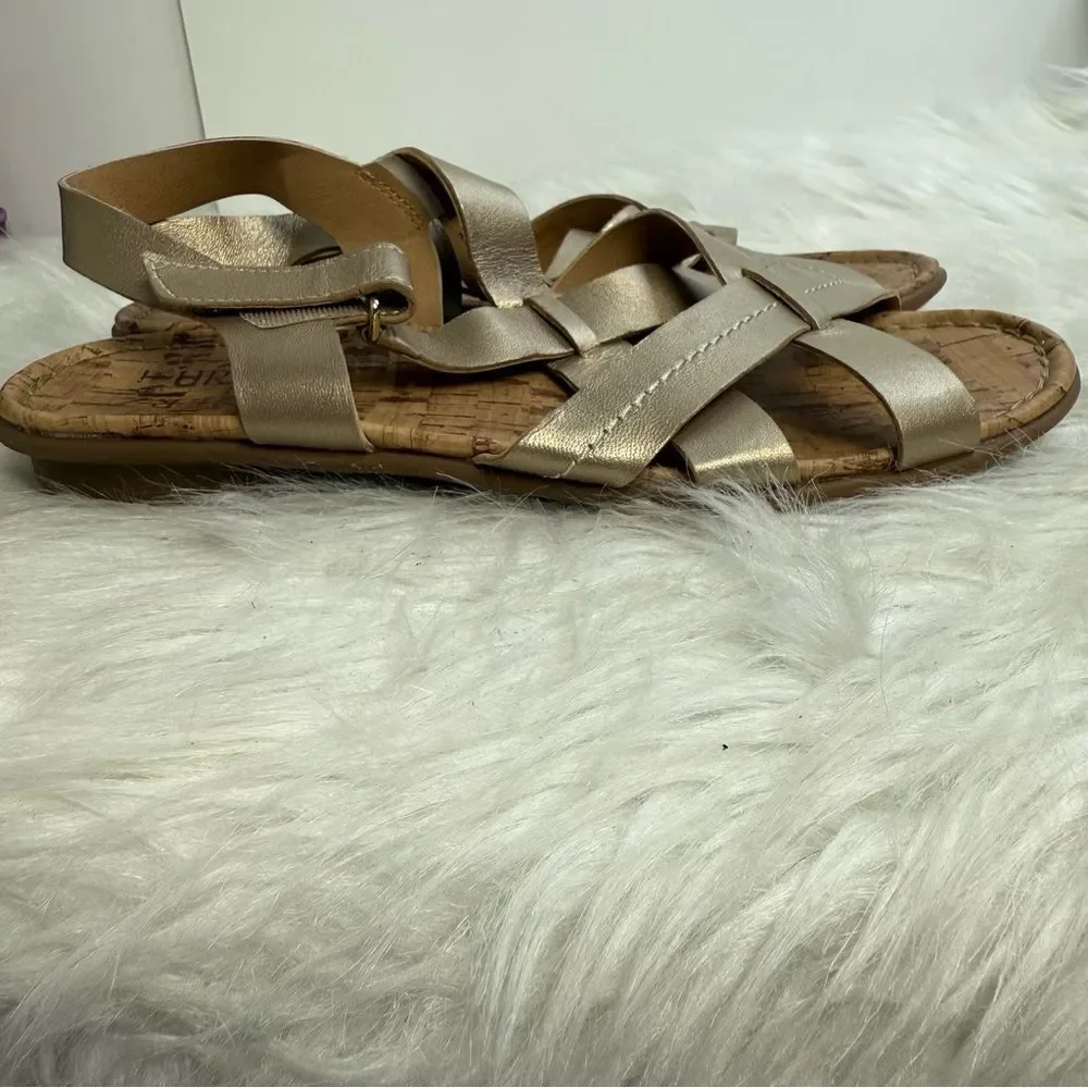 NATURALIZER Gold Strappy Sandals‎